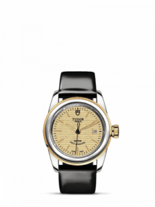 Tudor Glamour Date 26 Stainless Steel / Yellow Gold / Jacquard Champagne / Strap 51003-0022