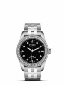 Tudor Glamour Date 31 Stainless Steel / Diamond / Black-Diamond / Bracelet 53020-0007