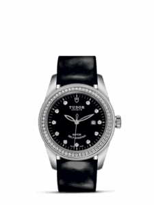 Tudor Glamour Date 31 Stainless Steel / Diamond / Black-Diamond / Strap 53020-0048