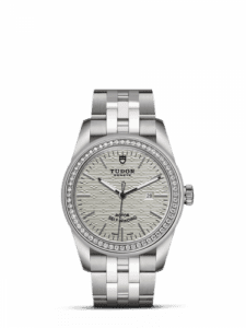 Tudor Glamour Date 31 Stainless Steel / Diamond / Jacquard Silver / Bracelet 53020-0001