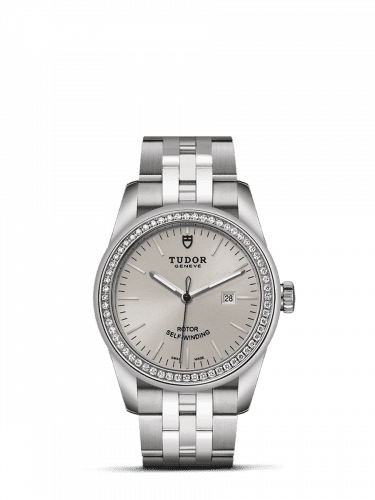 Tudor Glamour Date 31 Stainless Steel / Diamond / Silver / Bracelet 53020-0004