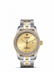 Tudor Glamour Date 31 Stainless Steel / Yellow Gold / Diamond / Champagne / Bracelet 53023-0020