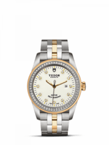 Tudor Glamour Date 31 Stainless Steel / Yellow Gold / Diamond / Opaline-Diamond / Bracelet 53023-0066