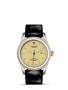 Tudor Glamour Date 31 Stainless Steel / Yellow Gold / Jacquard Champagne / Strap 53003-0027