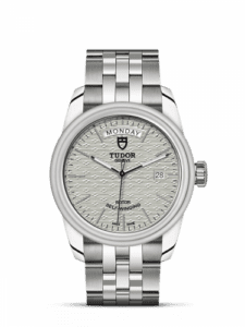 Tudor Glamour Day + Date Stainless Steel / Jacquard Silver / Bracelet 56000-0003