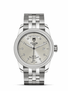 Tudor Glamour Day + Date Stainless Steel / Silver-Diamond / Bracelet 56000-0006