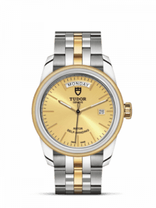 Tudor Glamour Day + Date Stainless Steel / Yellow Gold / Champagne / Bracelet 56003-0005