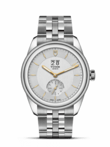 Tudor Glamour Double Date Stainless Steel / Silver-Gold / Bracelet 57100-0002