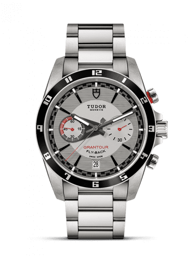 Tudor Grantour Flyback Stainless Steel / Silver / Strap 20551N-0008