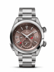 Tudor Heritage Advisor Stainless Steel / TItanium / Cognac / Bracelet 79620TC-0005