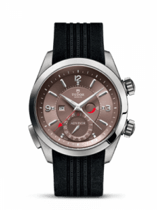 Tudor Heritage Advisor Stainless Steel / TItanium / Cognac / Silk 79620TC-0004
