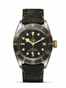 Tudor Heritage Black Bay Black S&G / Stainless Steel / Yellow Gold / Black / Strap 79733N-0007