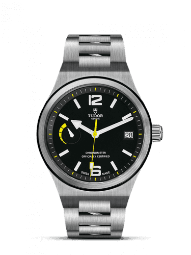 Tudor North Flag Stainless Steel / Black / Bracelet 91210N-0001