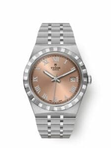 Tudor Royal Date 38 Stainless Steel / Salmon - Roman 28500-0007
