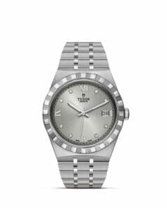 Tudor Royal Date 38 Stainless Steel / Silver - Diamond 28500-0002