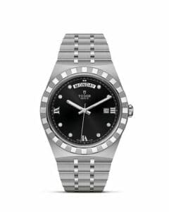 Tudor Royal Day-Date 41 Stainless Steel / Black - Diamond 28600-0004