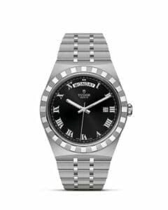 Tudor Royal Day-Date 41 Stainless Steel / Black - Roman 28600-0003