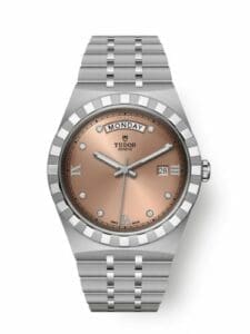 Tudor Royal Day-Date 41 Stainless Steel / Salmon - Diamond 28600-0011