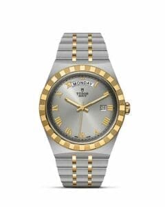 Tudor Royal Day-Date 41 Stainless Steel / Yellow Gold / Silver - Roman 28603-0001