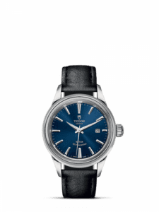 Tudor Style 28 Stainless Steel / Blue / Strap 12100-0010