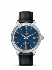 Tudor Style 38 Stainless Steel / Blue / Strap 12500-0010