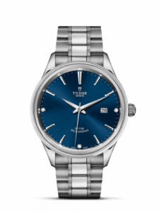 Tudor Style 41 Stainless Steel / Blue-Diamond / Bracelet 12700-0013