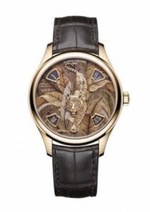 Vacheron Constantin Les Cabinotiers Majestic Tiger Pink Gold / Yellow Wood 7600C/000R-B454