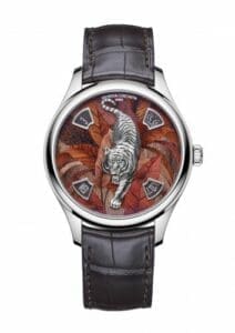 Vacheron Constantin Les Cabinotiers Majestic Tiger White Gold / Red Wood 7600C/000G-B455