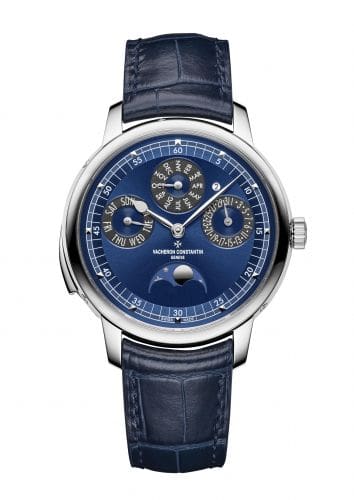 Vacheron Constantin Les Cabinotiers Minute Repeater Perpetual Calendar White Gold / Blue 6610C/000G-B511