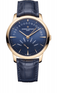 Vacheron Constantin Patrimony Retrograde Day-Date Pink Gold / Blue 4000U/000R-B516