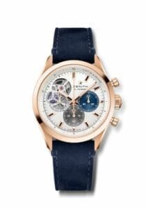 Zenith Chronomaster Open Rose Gold / Silver / Calf 18.3300.3604/69.C922