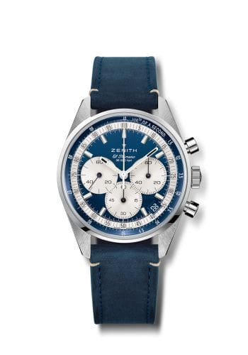 Zenith Chronomaster Original Stainless Steel / Blue / Strap / Boutique Edition 03.3200.3600/51.C902