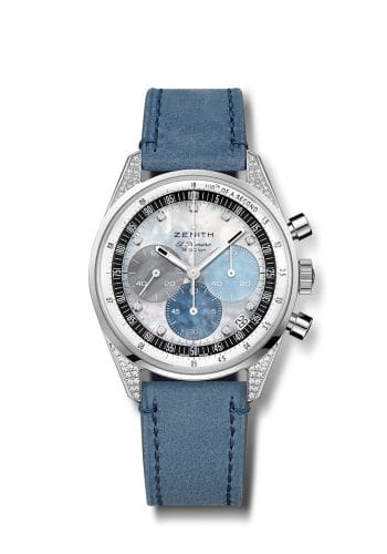 Zenith Chronomaster Original Stainless Steel / Diamond / MOP / Strap 16.3200.3600/02.C907