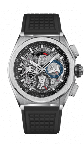 Zenith Defy El Primero 21 Titanium / Skeleton / Rubber 95.9000.9004/78.R782