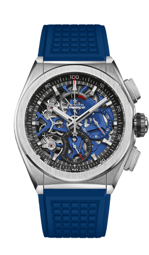 Zenith Defy El Primero 21 Titanium / Skeleton / Rubber 95.9002.9004/78.R590