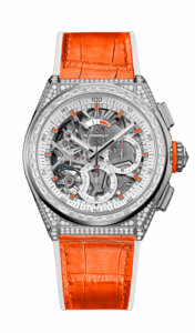 Zenith Defy El Primero 21 White Gold / Skeleton / Alligator / Swizz Beatz 45.9002.9004/76.R591