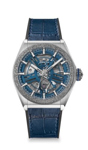 Zenith Defy Inventor Titanium / Aeronith / Blue / Alligator 95.9001.9100/78.R920