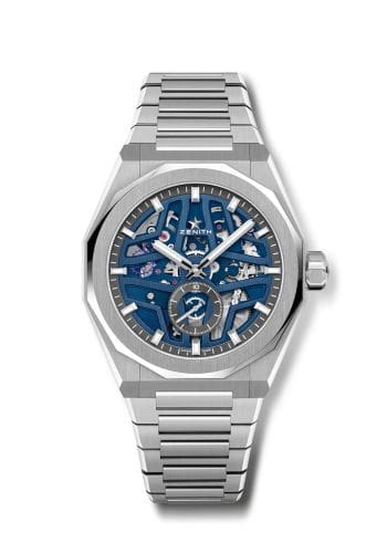 Zenith Defy Skyline Skeleton Stainless Steel / Blue 03.9300.3620/79.I001