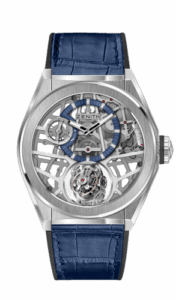 Zenith Defy Zero G Titanium / Skeleton / Alligator 95.9000.8812/78.R584
