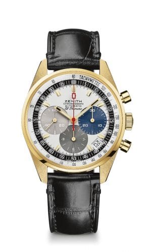 Zenith El Primero A386 Revival 50th Anniversary El Primero Yellow Gold 30.A386.400/69.C807