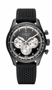 Zenith El Primero Chronomaster 42 Aluminium / Black / Rubber Strap 24.2041.400/21.R576