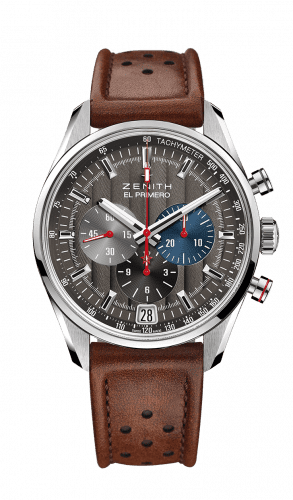 Zenith El Primero Chronomaster 42 Stainless Steel / Anthracite / Strap / Classic Cars 03.2046.400/25.C771