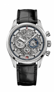 Zenith El Primero Chronomaster Full Open 42 Stainless Steel / Alligator 03.2081.400/78.C813