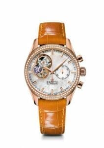 Zenith El Primero Chronomaster Lady 38 Rose Gold / Mother of Pearl / Alligator 22.2150.4062/81.C753