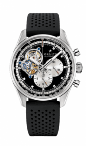 Zenith El Primero Chronomaster Open Stainless Steel / Black / Rubber 03.2042.4061/21.R576