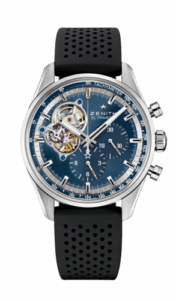 Zenith El Primero Chronomaster Open Stainless Steel / Blue / Rubber 03.20416.4061/51.R576