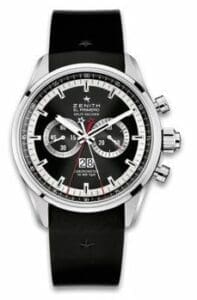 Zenith El Primero Rattrapante Stainless Steel / Black / Rubber 03.2050.4026/91.R530