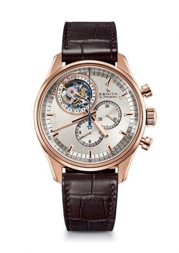 Zenith El Primero Tourbillon Rose Gold / Silver 18.2050.4035/01.C713