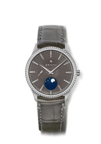 Zenith Elite Moon Phase 36 Stainless Steel / Grey 16.3200.692/03.C833