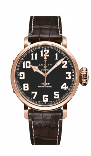 Zenith Pilot Type 20 Cohiba Edition Rose Gold / Black / Alligator 18.2430.679/27.C721